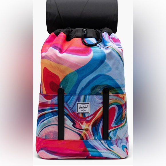 NEW Herschel Supply
Retreat 15L Small Backpack Paint Pour Multi-Holds 13” Laptop - Picture 10 of 12